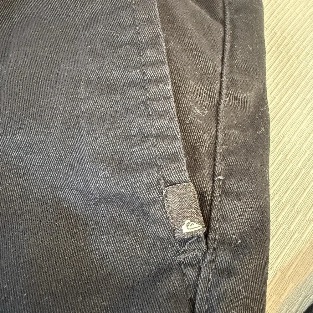 Quiksilver Pants Adult 34 Black Chino Straight Tapered Outdoor Casual Mens 30/32